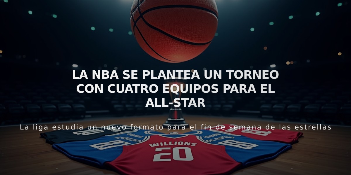 La NBA revoluciona el All-Star con un nuevo torneo de cuatro equipos para 2025