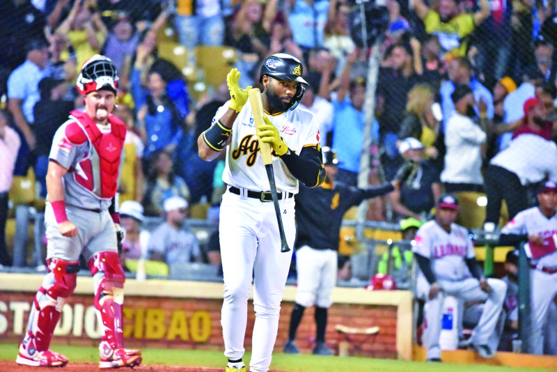 Baseball player in batting position