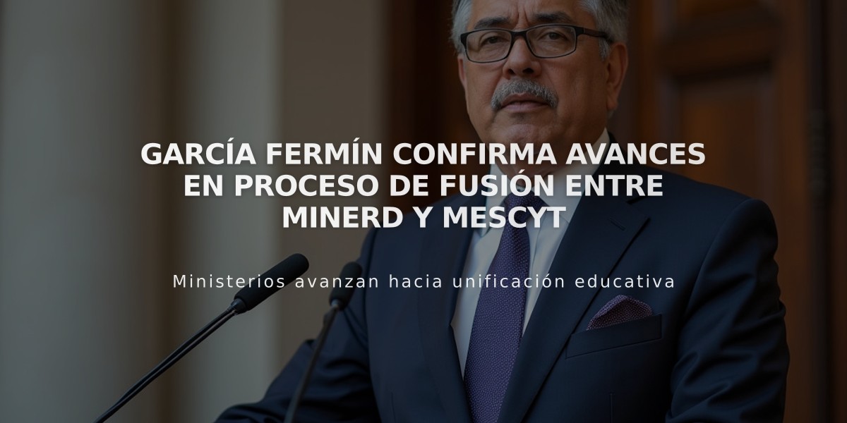 García Fermín confirma avances en proceso de fusión entre Minerd y Mescyt