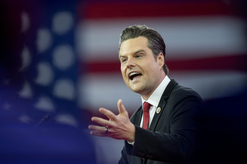 Man gesturing during speech