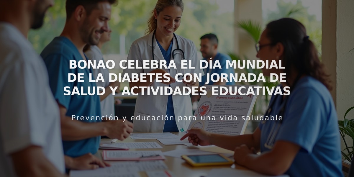 Bonao celebra el Día Mundial de la Diabetes con jornada de salud y actividades educativas