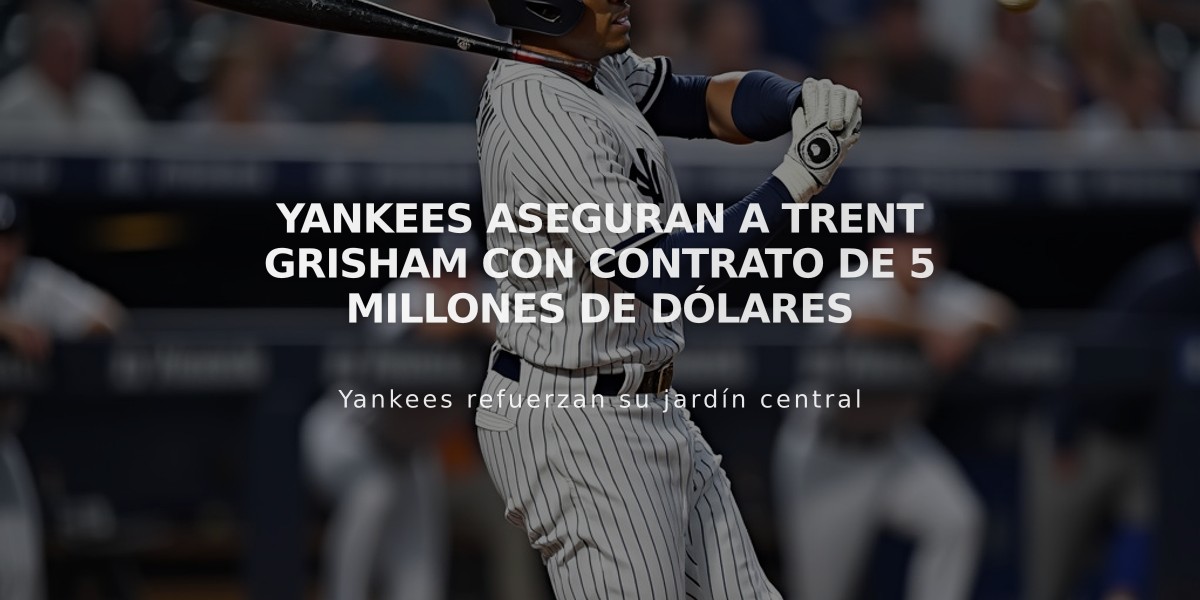 Yankees aseguran a Trent Grisham con contrato de 5 millones de dólares