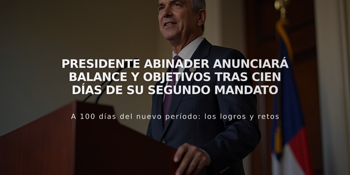 Presidente Abinader anunciará balance y objetivos tras cien días de su segundo mandato