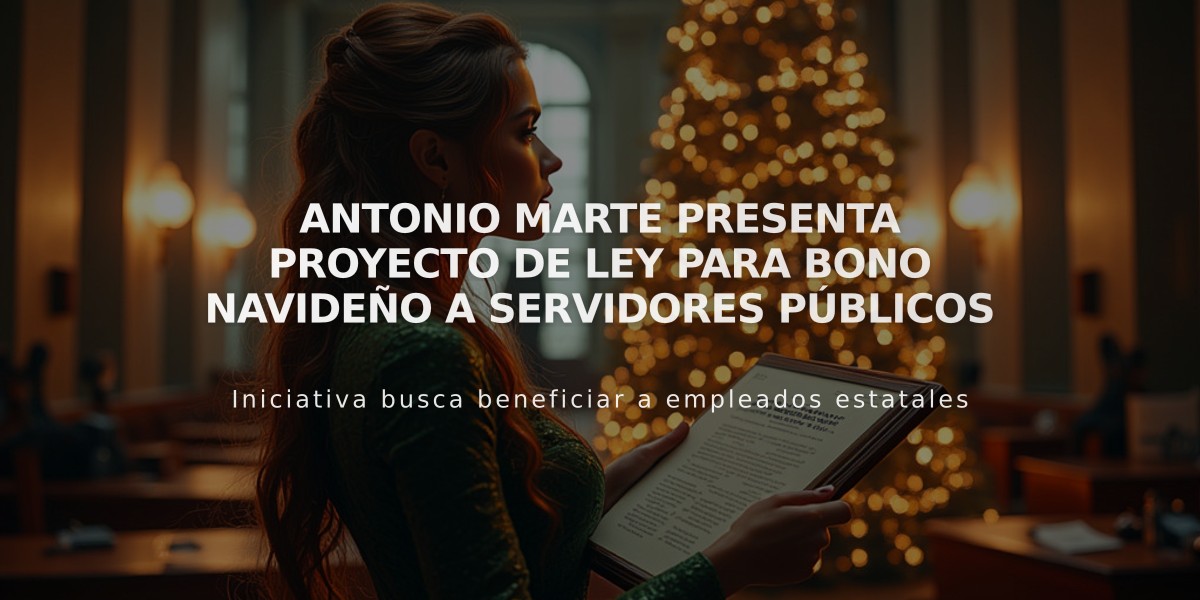 Antonio Marte presenta proyecto de ley para bono navideño a servidores públicos