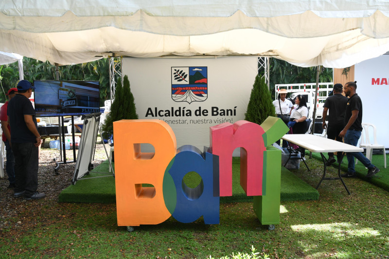 Logo de Banreservas en letras grandes