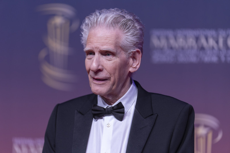 David Cronenberg en alfombra roja