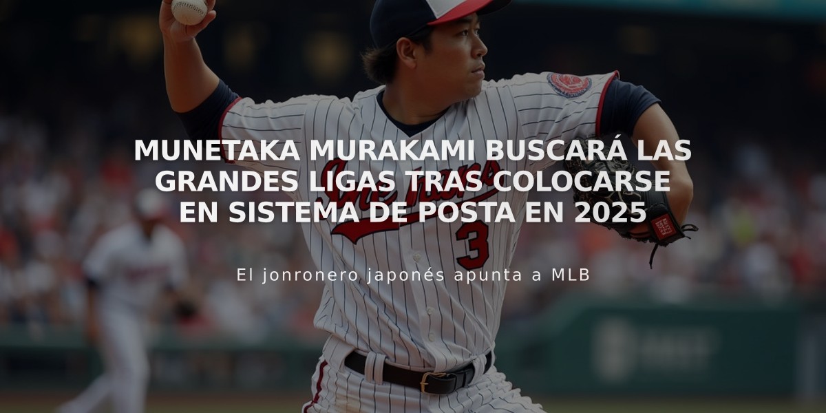 Munetaka Murakami buscará las Grandes Ligas tras colocarse en sistema de posta en 2025