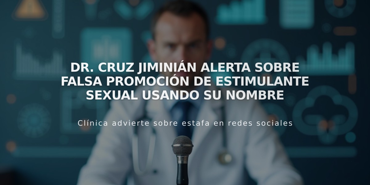 Dr. Cruz Jiminián alerta sobre falsa promoción de estimulante sexual usando su nombre