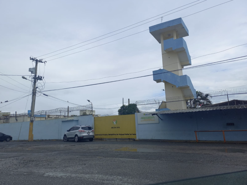 Torre de vigilancia en cárcel dominicana