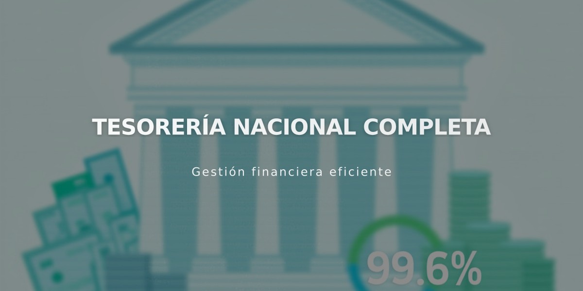 Tesorería Nacional completa