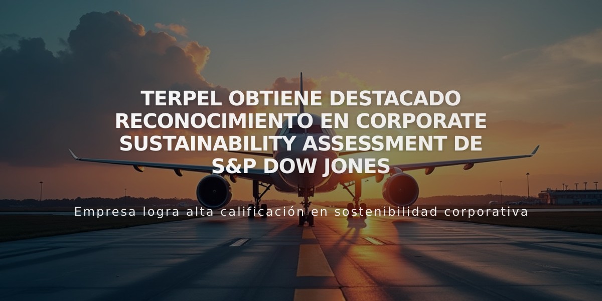 Terpel obtiene destacado reconocimiento en Corporate Sustainability Assessment de S&P Dow Jones