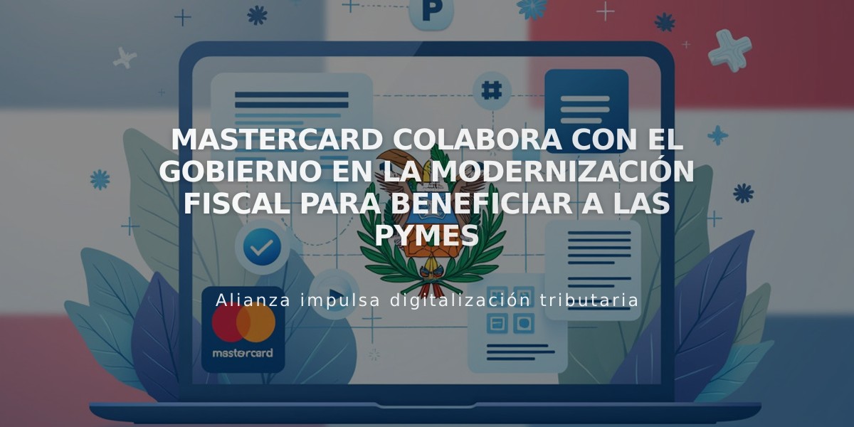 Mastercard colabora con el Gobierno en la modernización fiscal para beneficiar a las Pymes