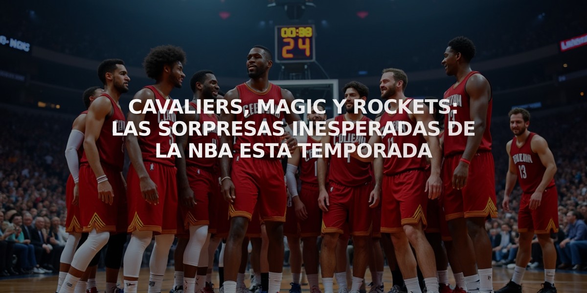 Cavaliers, Magic y Rockets: Las sorpresas inesperadas de la NBA esta temporada