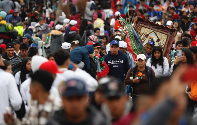 Multitud protestando en las calles dominicanas