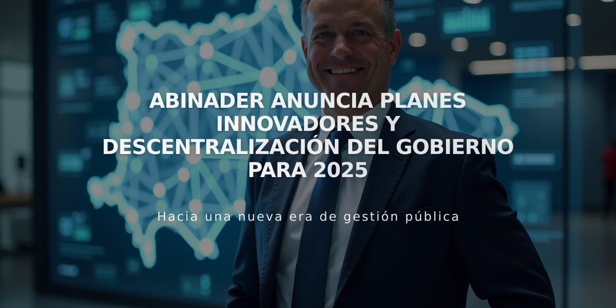 Abinader anuncia planes innovadores y descentralización del gobierno para 2025