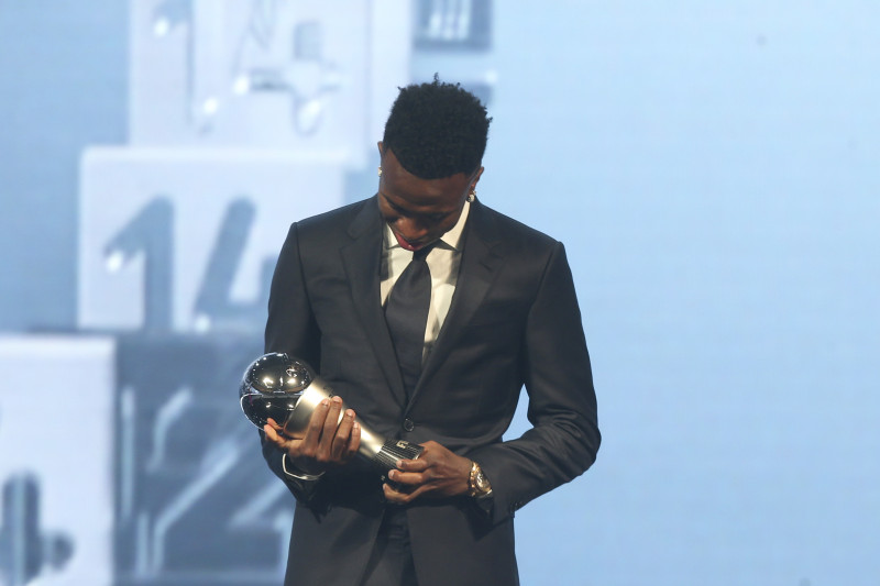 Vinicius Jr en uniforme del Madrid