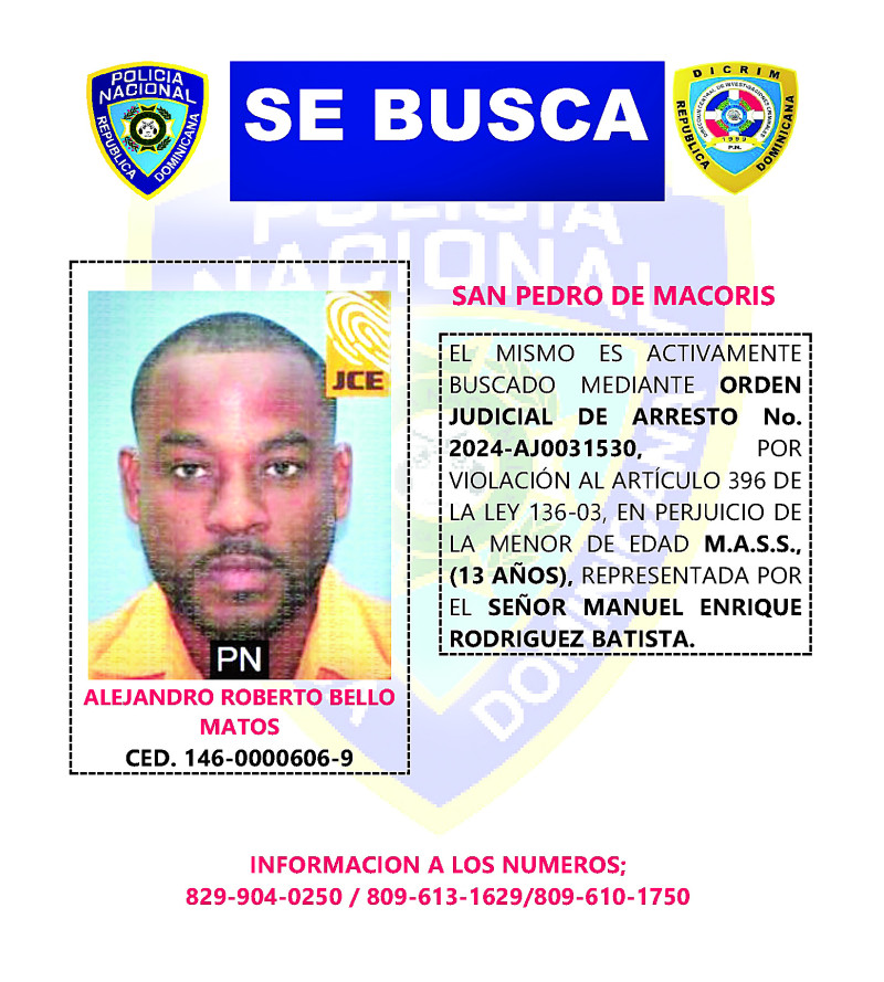 Cartel de búsqueda policial