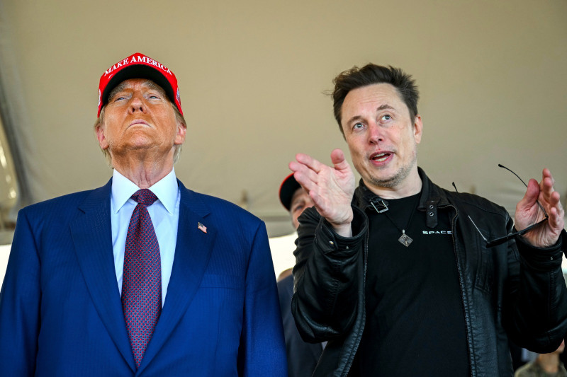 Elon Musk y Donald Trump juntos