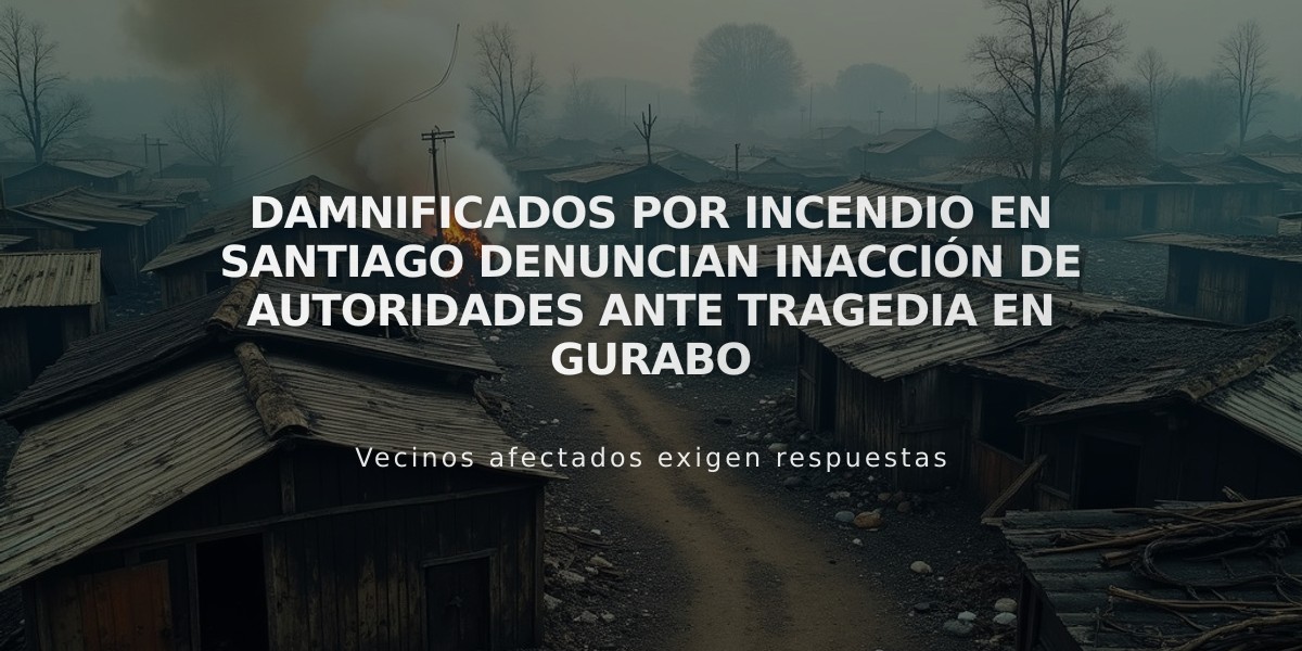 Damnificados por incendio en Santiago denuncian inacción de autoridades ante tragedia en Gurabo