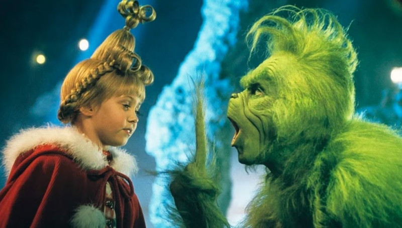 El Grinch con Cindy Lou