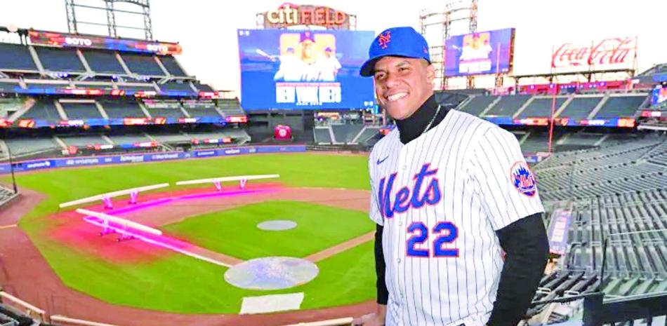 Jugador de Mets en estadio