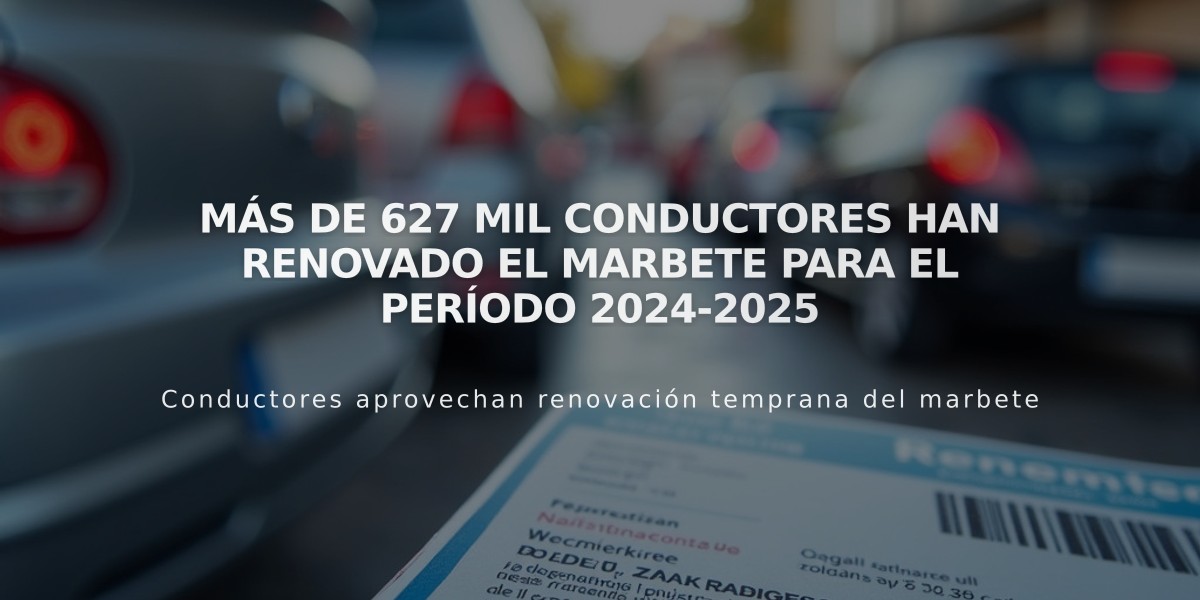 Más de 627 mil conductores han renovado el marbete para el período 2024-2025