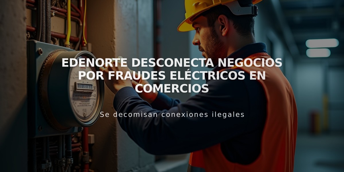 Edenorte Desconecta Negocios por Fraudes Eléctricos en Comercios