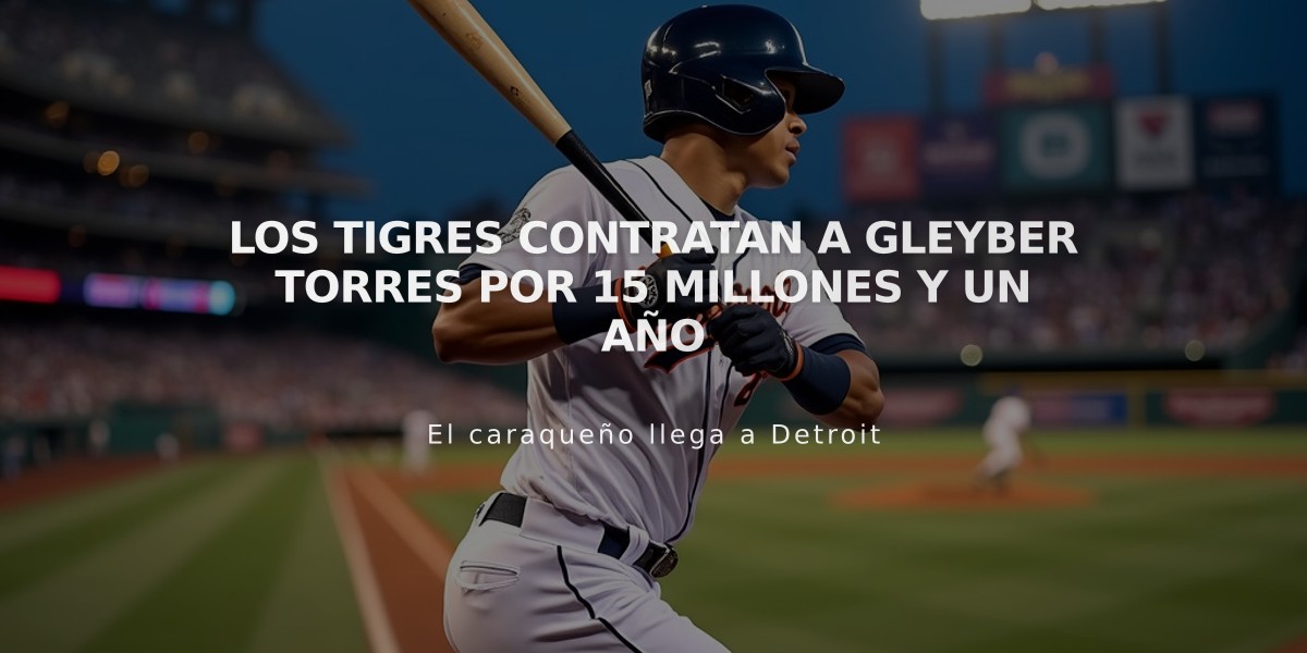 Los Tigres contratan a Gleyber Torres por 15 millones y un año