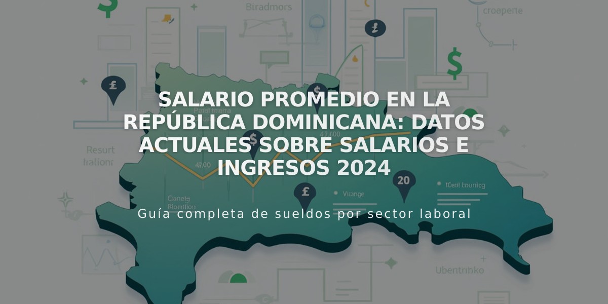 Salario promedio en la República Dominicana: datos actuales sobre salarios e ingresos 2024