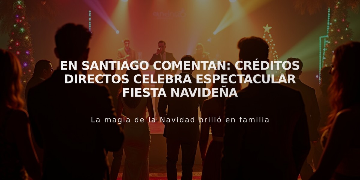 En Santiago comentan: Créditos Directos celebra espectacular fiesta navideña