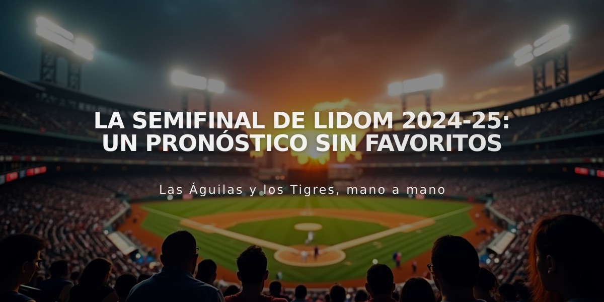 La semifinal de LIDOM 2024-25: Un pronóstico sin favoritos