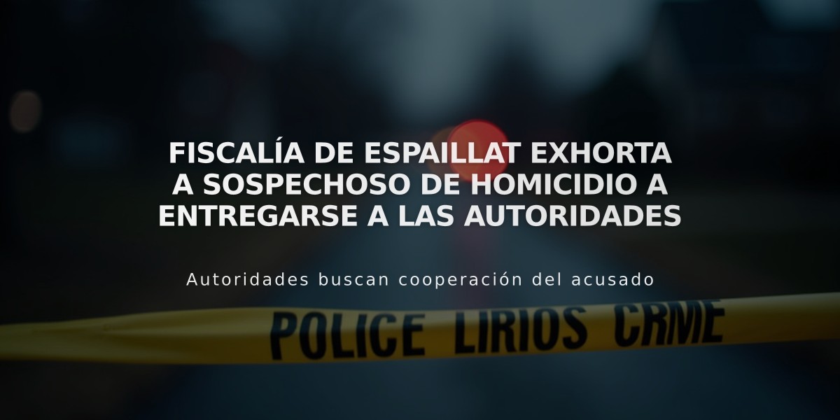 Fiscalía de Espaillat exhorta a sospechoso de homicidio a entregarse a las autoridades