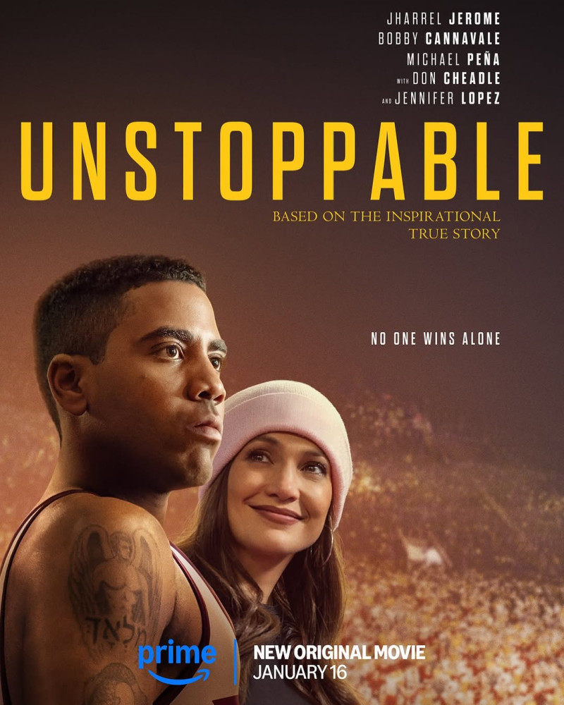 Cartel de Unstoppable con dos actores