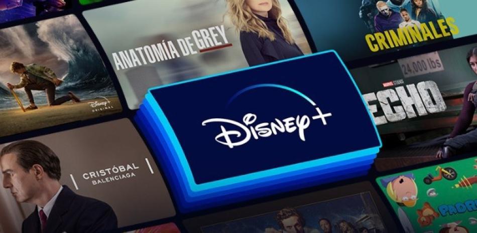 Logotipo de Disney+ en azul