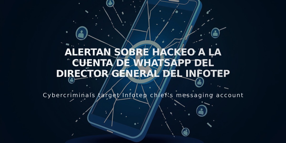 Alertan sobre hackeo a la cuenta de WhatsApp del director general del Infotep