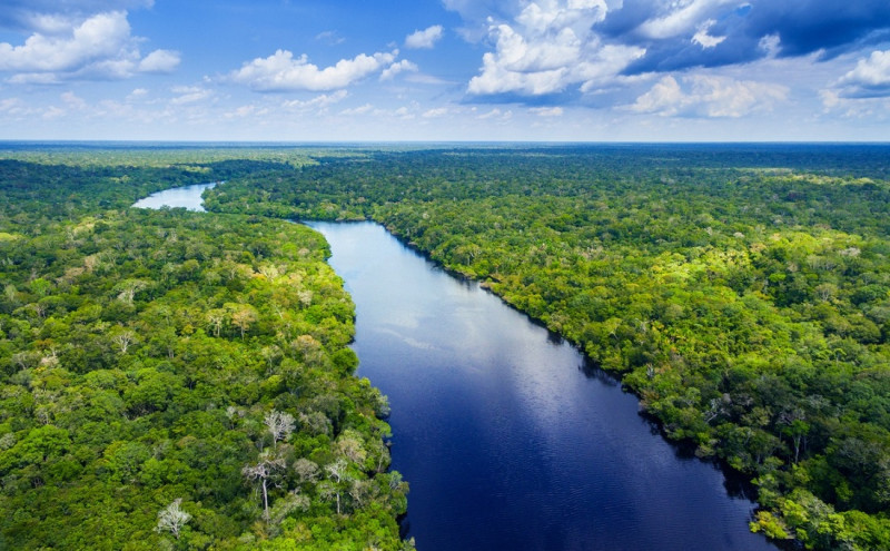 Vista aérea del río Ozama