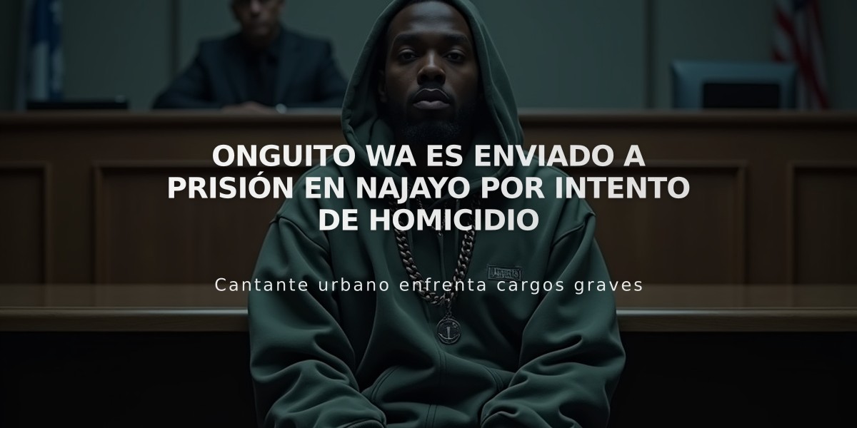 Onguito Wa es enviado a prisión en Najayo por intento de homicidio