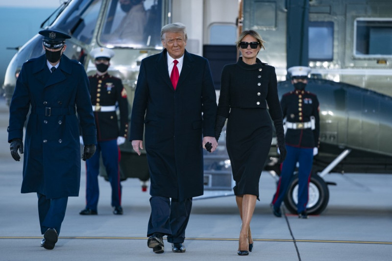 Trump y Melania dejan Casa Blanca