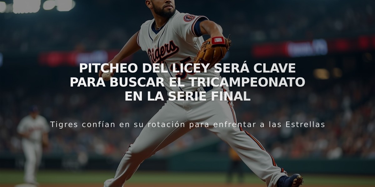 Pitcheo del Licey será clave para buscar el tricampeonato en la Serie Final