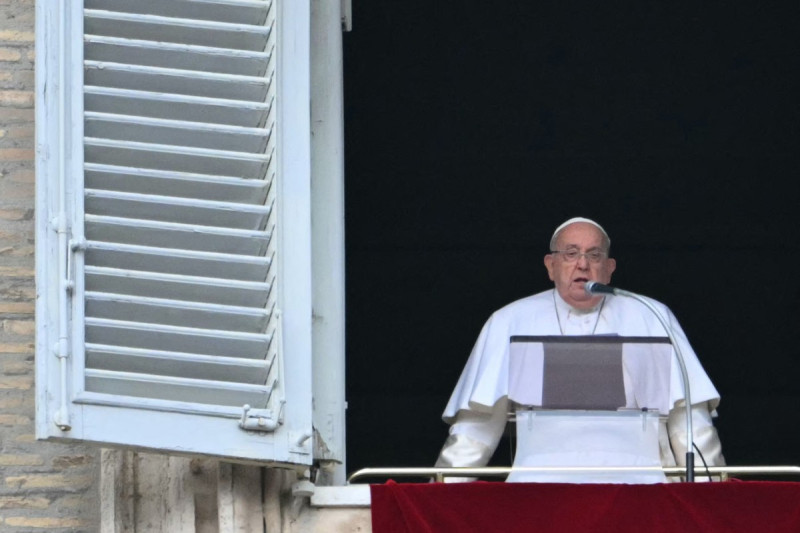 Papa Francisco durante discurso público