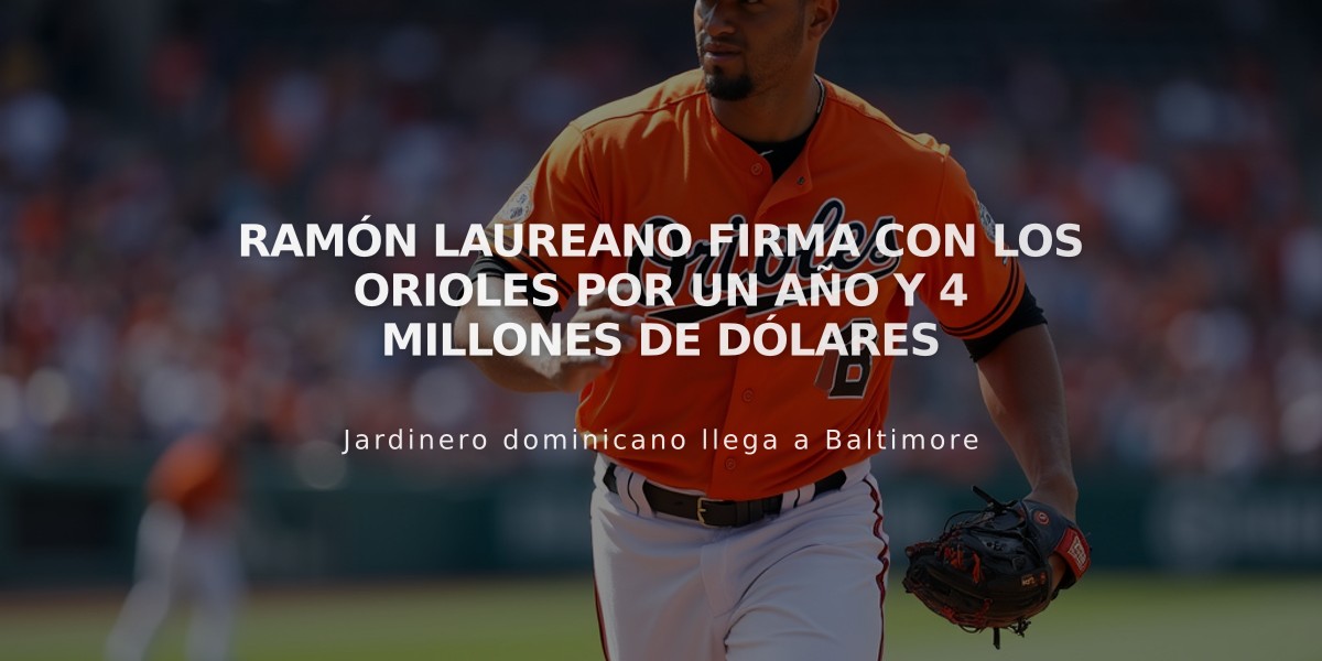 Ramón Laureano firma con los Orioles por un año y 4 millones de dólares