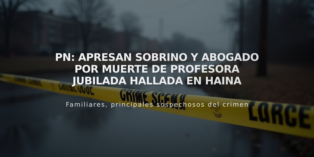 PN: Apresan sobrino y abogado por muerte de profesora jubilada hallada en Haina