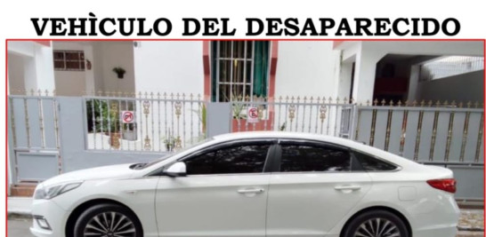 Vehículo en el que viajaba desaparecido