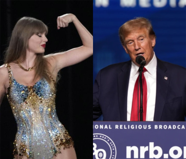 Taylor Swift y Donald Trump juntos