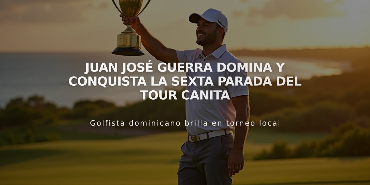 Juan José Guerra domina y conquista la sexta parada del Tour Canita