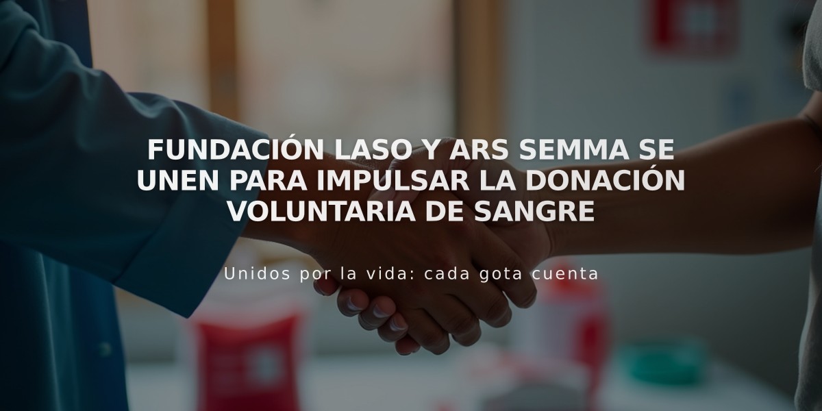 Fundación LASO y ARS Semma se unen para impulsar la donación voluntaria de sangre