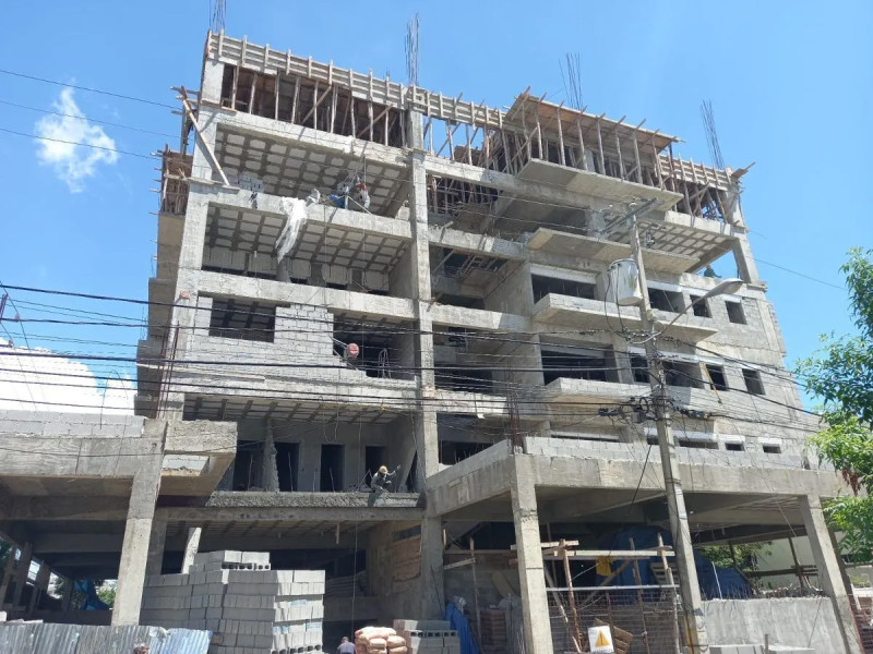 Edificio en construcción en Santo Domingo