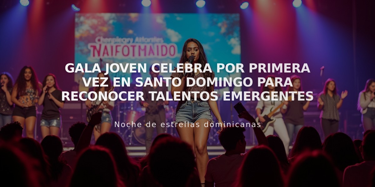 Gala Joven celebra por primera vez en Santo Domingo para reconocer talentos emergentes