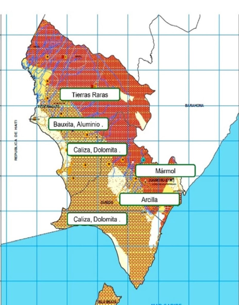 Mapa político de República Dominicana