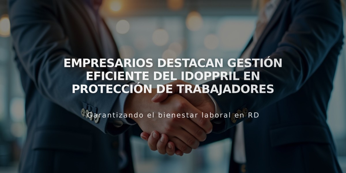 Empresarios destacan gestión eficiente del Idoppril en protección de trabajadores